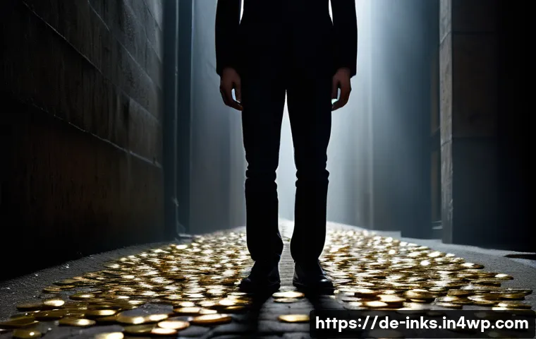 감정적 투자 오류에 관한 심리학적 접근 - **Prompt:** A visually compelling image capturing the feeling of being held back by "sunk costs." A ...